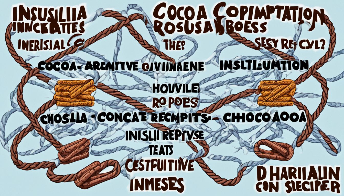 How does cocoa consumption affect insulin sensitivity?