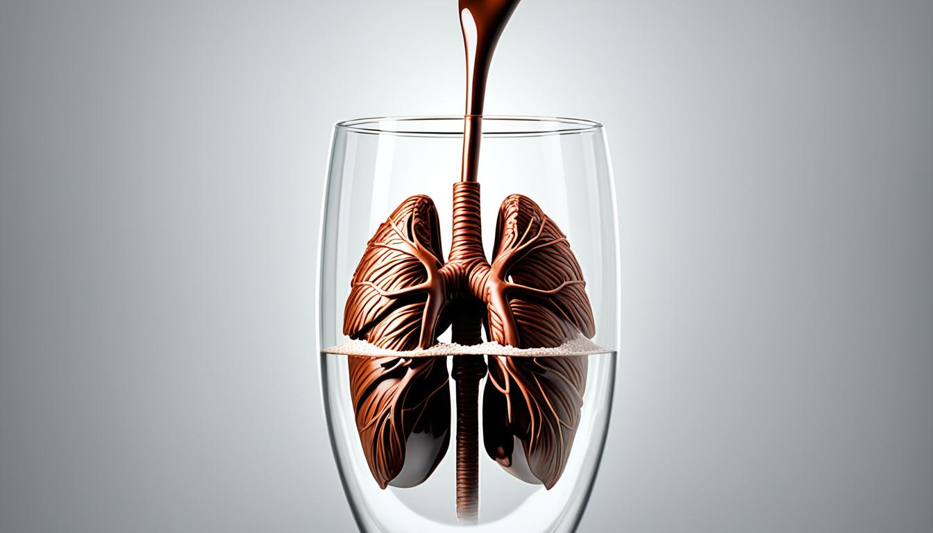 How does cocoa consumption impact asthma symptoms?