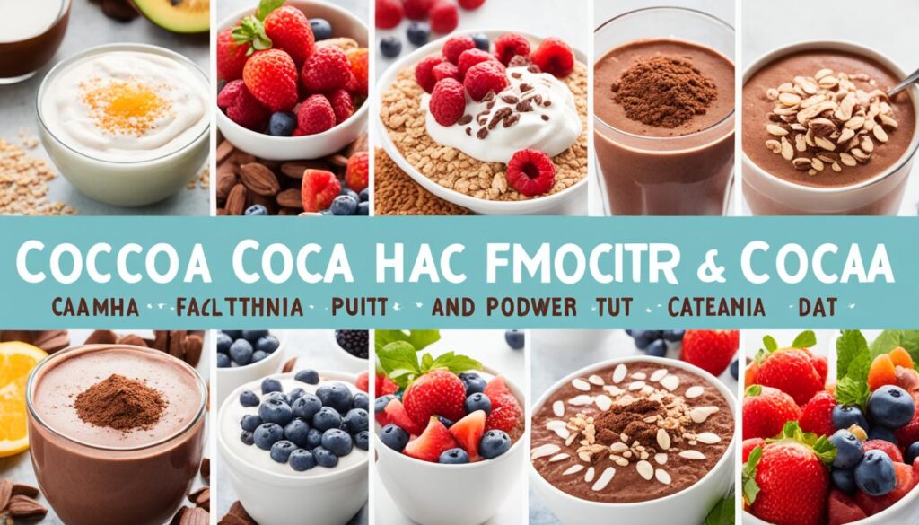 incorporating cocoa in a healthy diet