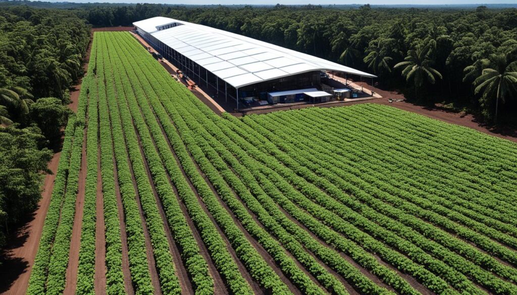 modern cocoa farming