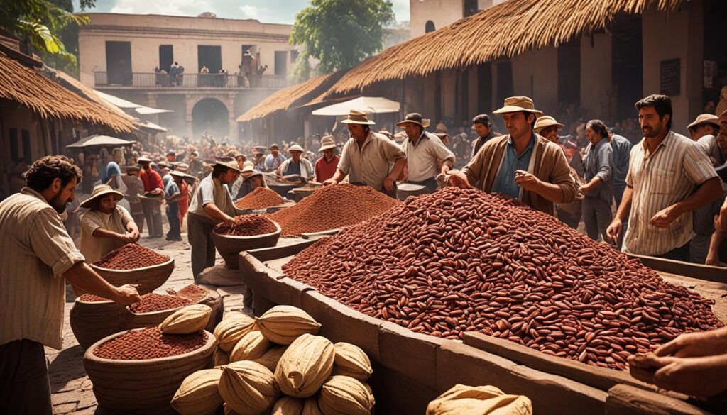 pre-Columbian cocoa trade