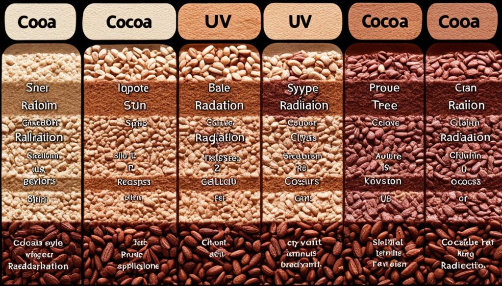 types of UV radiation