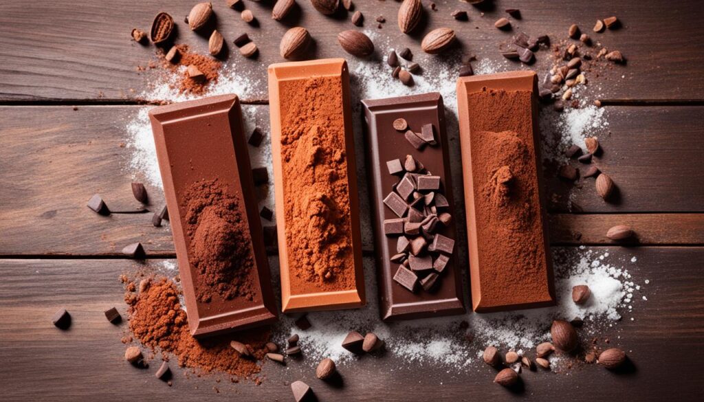 types of cocoa products